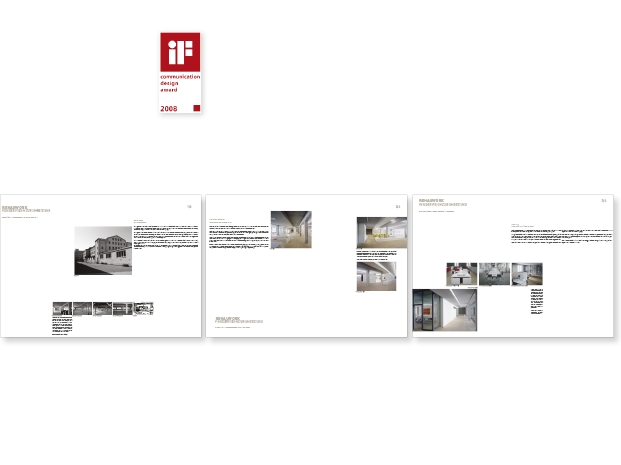 Konzeptionelles Layout fuer einen Architektur-Wettbewerbs-Beitrag. IF Design Award - Blatt 8