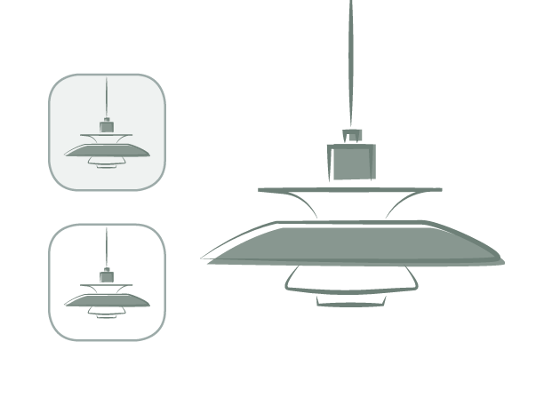 Vintage Shop - Infografik Louis Poulsen PH 5 Lampe