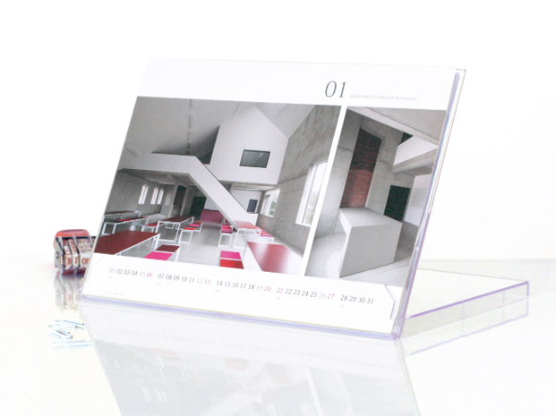 Anja Bonkowski, Design eines Architektur-Kalenders als Box