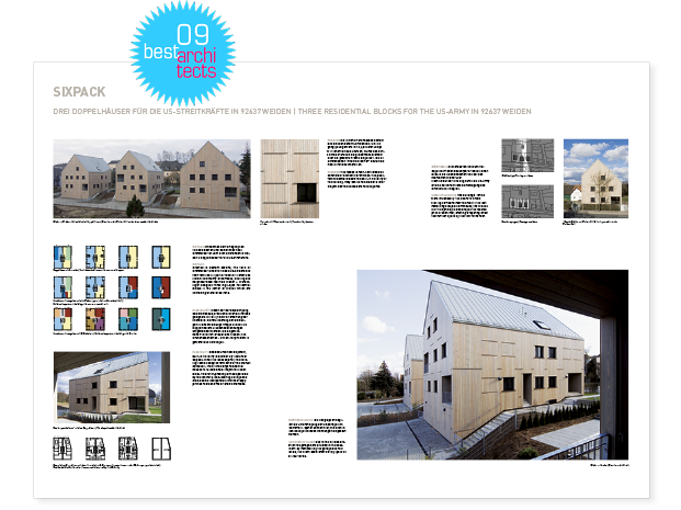 Layout fuer die Architektur Wettbewerbs-Teilnahme best architects - A2 Poster